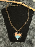 ê-wâpi-sîpihkwâk[it is bright blue] • necklace